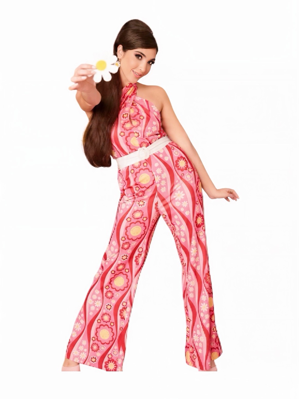 Plus Size 4X Smak Parlour Halter Hippie
Jumpsuit Retro Unique Vintage costume